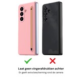 Samsung Galaxy Z Fold 8 Ultra Backcover hoes – Inclusief Styluspen & Screenprotector - Roze