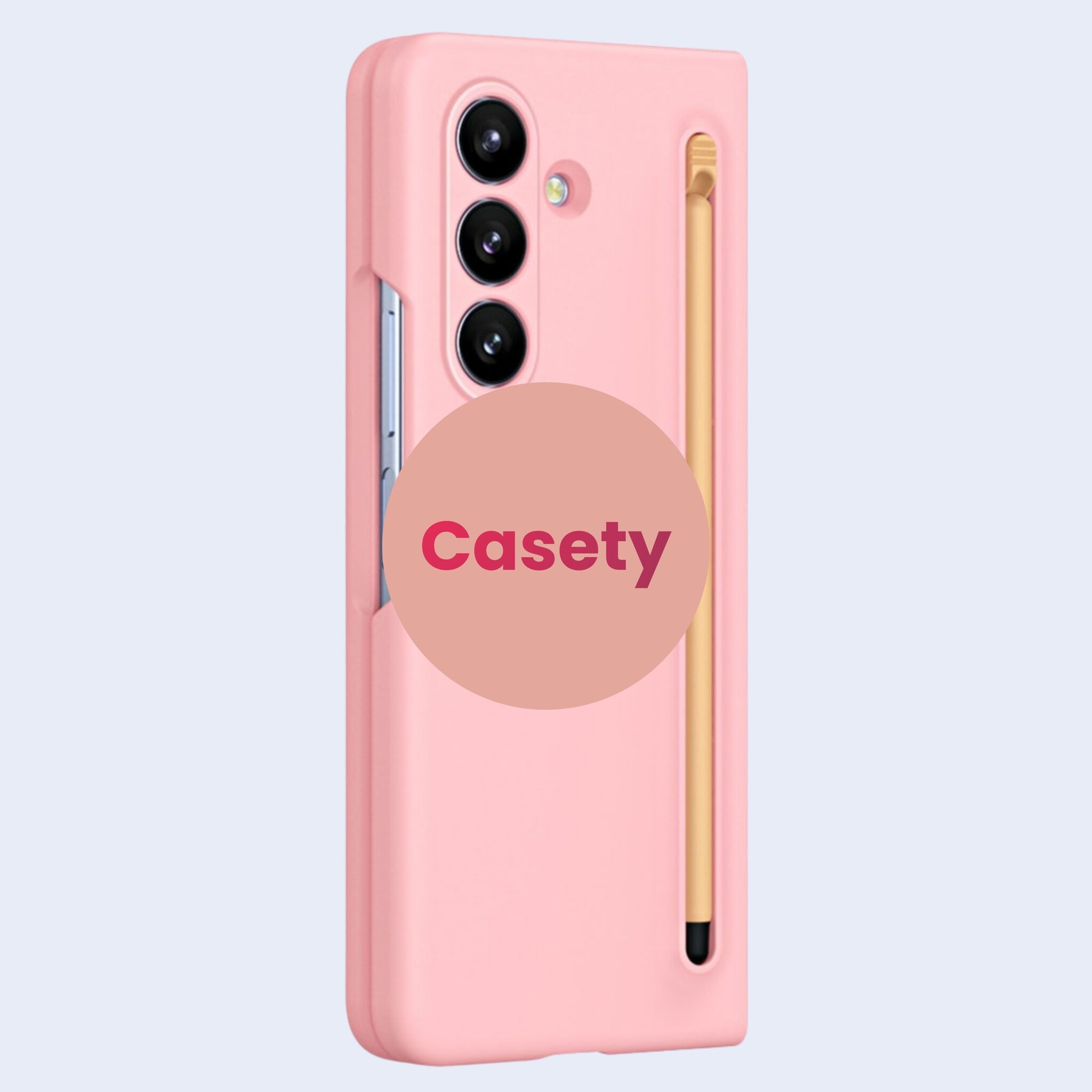Samsung Galaxy Z Fold 8 Ultra Backcover hoes – Inclusief Styluspen & Screenprotector - Roze
