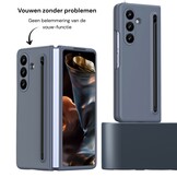 Samsung Galaxy Z Fold 8 Ultra Backcover hoes – Inclusief Styluspen & Screenprotector - Antraciet
