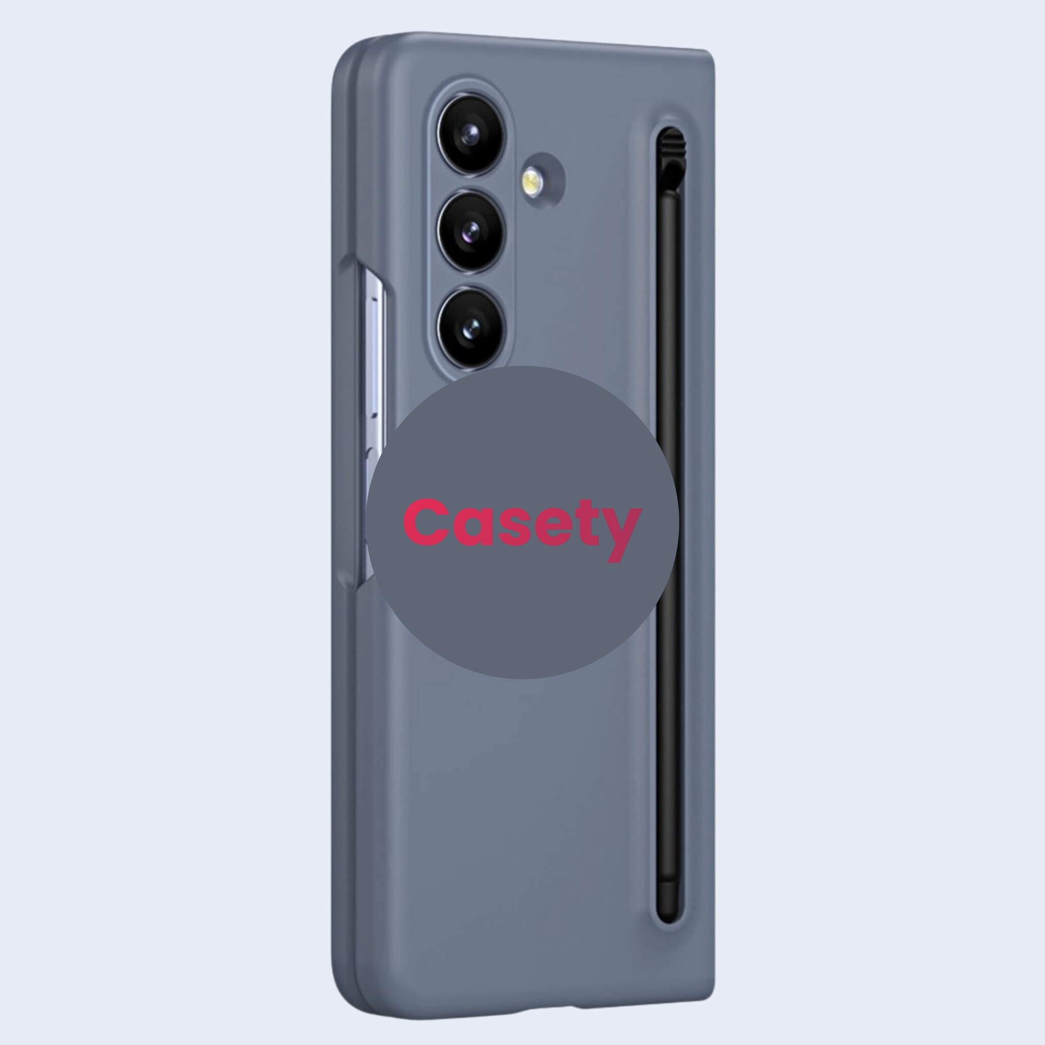 Samsung Galaxy Z Fold 8 Ultra Backcover hoes – Inclusief Styluspen & Screenprotector - Antraciet