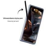 Samsung Galaxy Z Fold 8 Ultra Backcover hoes – Inclusief Styluspen & Screenprotector - Lila