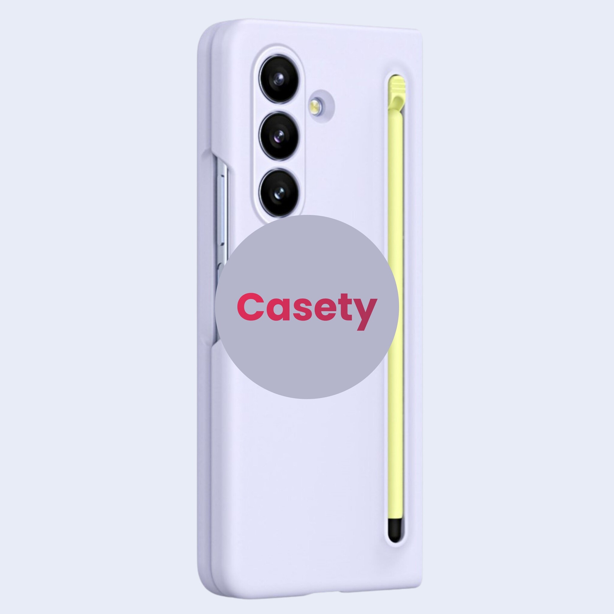 Samsung Galaxy Z Fold 8 Ultra Backcover hoes – Inclusief Styluspen & Screenprotector - Lila