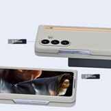 Samsung Galaxy Z Fold 8 Ultra Backcover hoes – Inclusief Styluspen & Screenprotector - Lichtgrijs