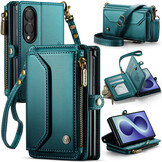 Samsung Galaxy Z Fold 8 hoesje portemonnee tasje - Petrol