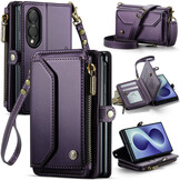 Samsung Galaxy Z Fold 8 hoesje portemonnee tasje - Paars