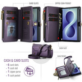 Samsung Galaxy Z Fold 8 hoesje portemonnee tasje - Paars
