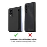 Samsung Galaxy Z Fold 8 Backcover hoes – Inclusief Styluspen & Screenprotector - Zwart