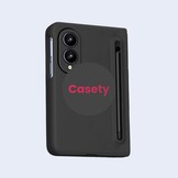 Samsung Galaxy Z Fold 8 Backcover hoes – Inclusief Styluspen & Screenprotector - Zwart