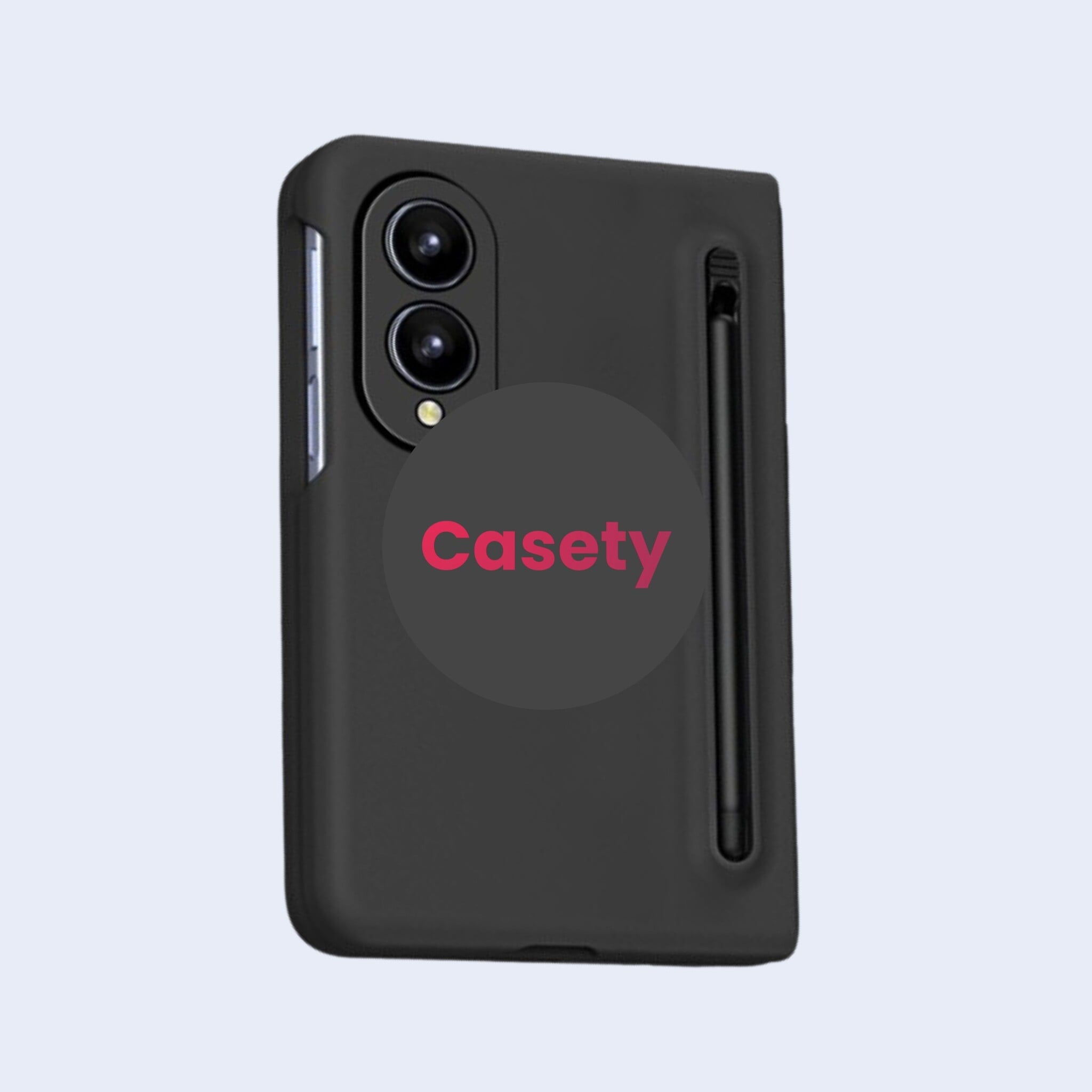 Samsung Galaxy Z Fold 8 Backcover hoes – Inclusief Styluspen & Screenprotector - Zwart