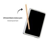 Samsung Galaxy Z Fold 8 Backcover hoes – Inclusief Styluspen & Screenprotector - Lichtgrijs