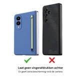 Samsung Galaxy Z Fold 8 Backcover hoes – Inclusief Styluspen & Screenprotector - Blauw
