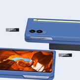 Samsung Galaxy Z Fold 8 Backcover hoes – Inclusief Styluspen & Screenprotector - Blauw
