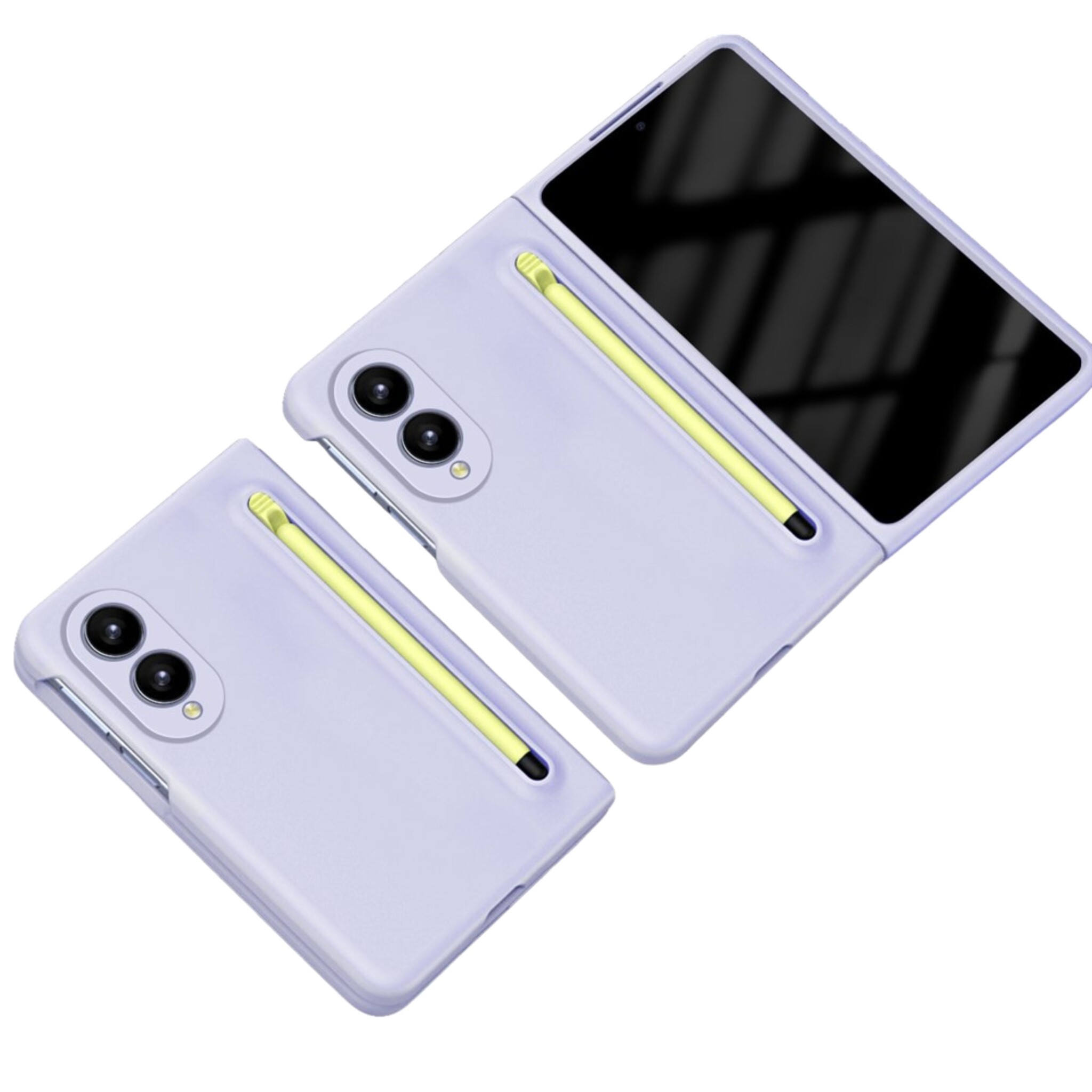 Samsung Galaxy Z Fold 8 Backcover hoes – Inclusief Styluspen & Screenprotector - Lila