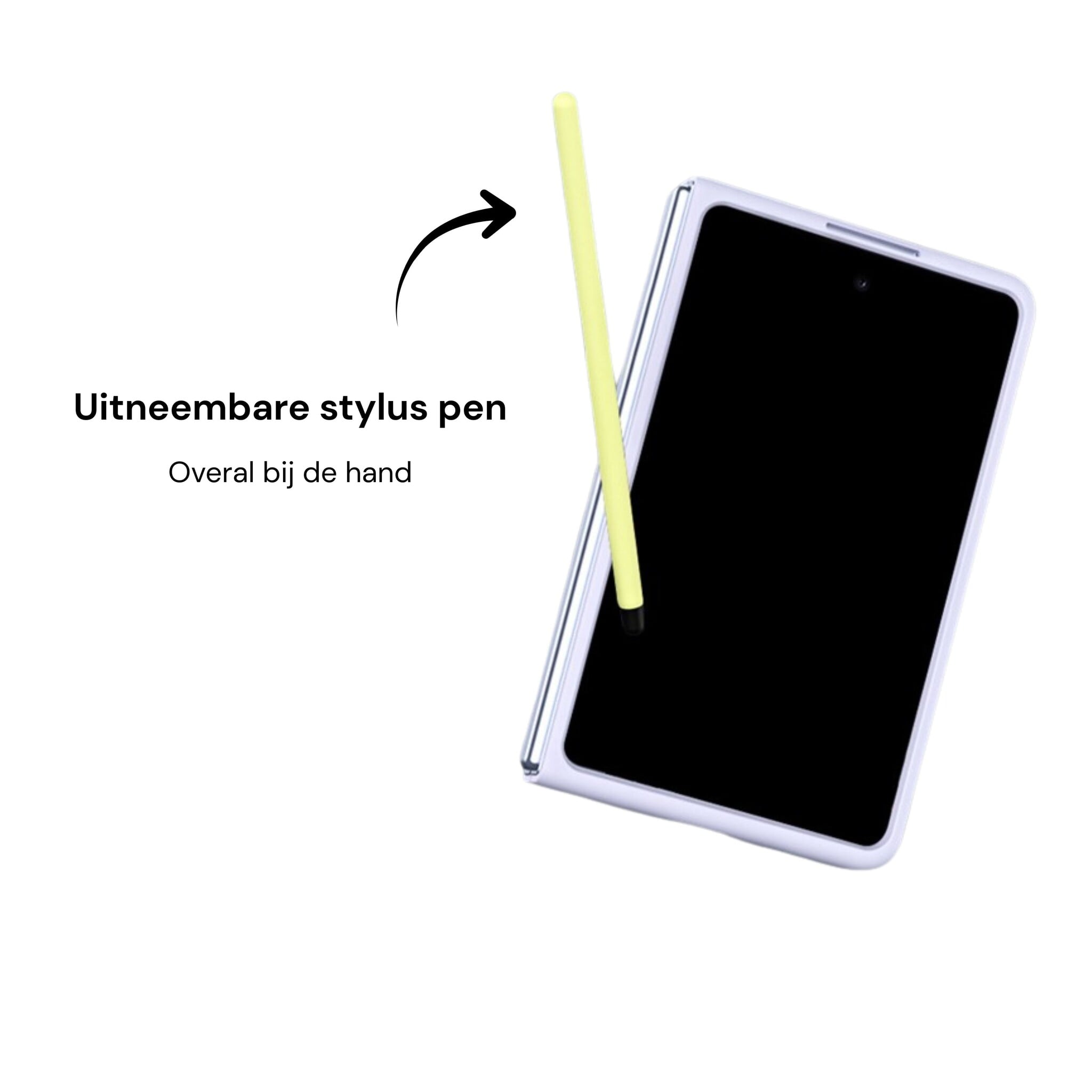 Samsung Galaxy Z Fold 8 Backcover hoes – Inclusief Styluspen & Screenprotector - Lila
