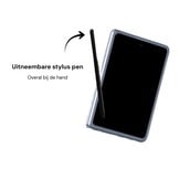 Samsung Galaxy Z Fold 8 Backcover hoes – Inclusief Styluspen & Screenprotector - Antraciet