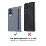Samsung Galaxy Z Fold 8 Backcover hoes – Inclusief Styluspen & Screenprotector - Antraciet