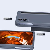 Samsung Galaxy Z Fold 8 Backcover hoes – Inclusief Styluspen & Screenprotector - Antraciet