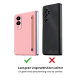 Samsung Galaxy Z Fold 8 Backcover hoes – Inclusief Styluspen & Screenprotector - Roze