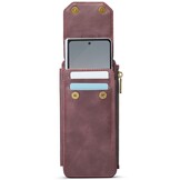Telefoontasje met RFID-bescherming en verstelbare band – Rood