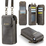 Telefoontasje met RFID-bescherming en verstelbare band – Coffee