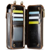 Telefoontasje met RFID-bescherming en verstelbare band – Crazy horse