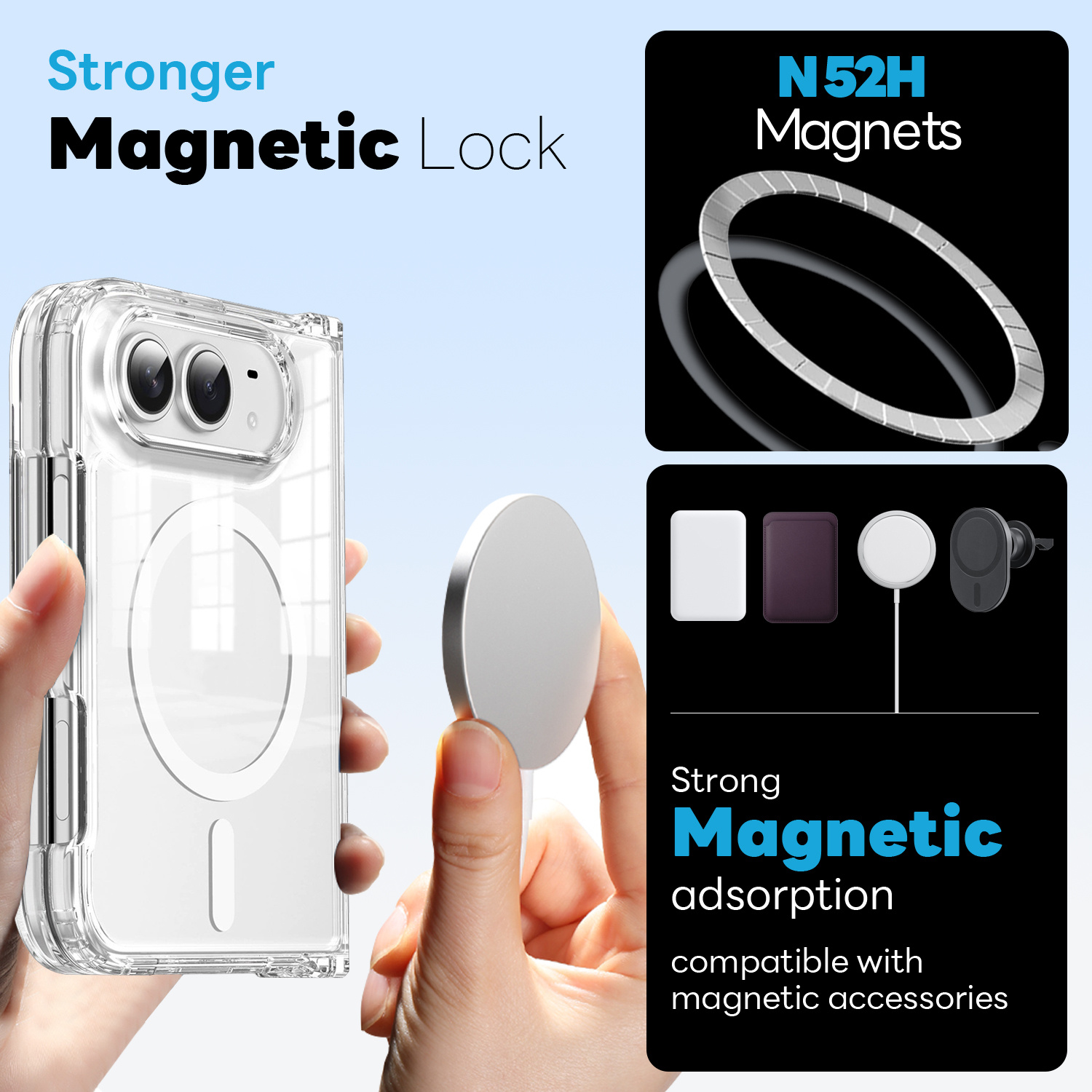 3-in-1 Beschermset iPhone Ultra - Transparant TPU Backcover hoesje + 9H Tempered Front screen Glass + Camera Protector