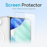3-in-1 Beschermset iPhone Ultra - Transparant TPU Backcover hoesje + 9H Tempered Front screen Glass + Camera Protector