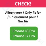 iPhone 18 Pro / iPhone 17 Pro hoesje magnetische ringstandaard, MagSafe-compatibel, mat transparant en schokbestendig – inclusief screenprotector – Mat Lichtroze