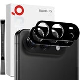 iPhone Duo Full cover camera lens protector – Tempered glass (2 stuks) – Zwart