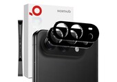 NORTHJO (2 stuks) iPhone Duo -  Full cover camera glas - Lens tempered glass - Zwart