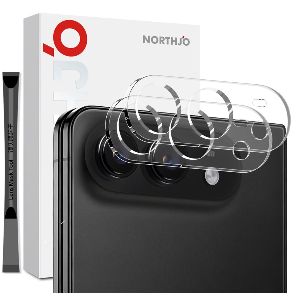 iPhone Duo Full cover camera lens protector – Tempered glass (2 stuks) – Transparant