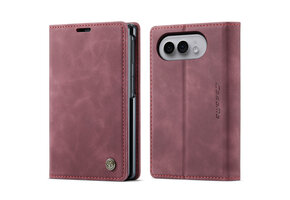 Caseme iPhone Duo - bookcase stand hoes - Rood