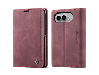 Caseme iPhone Duo - bookcase stand hoes - Rood