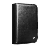 iPhone Duo leren bookcase hoesje - Zwart