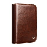 iPhone Duo leren bookcase hoesje - Donkerbruin
