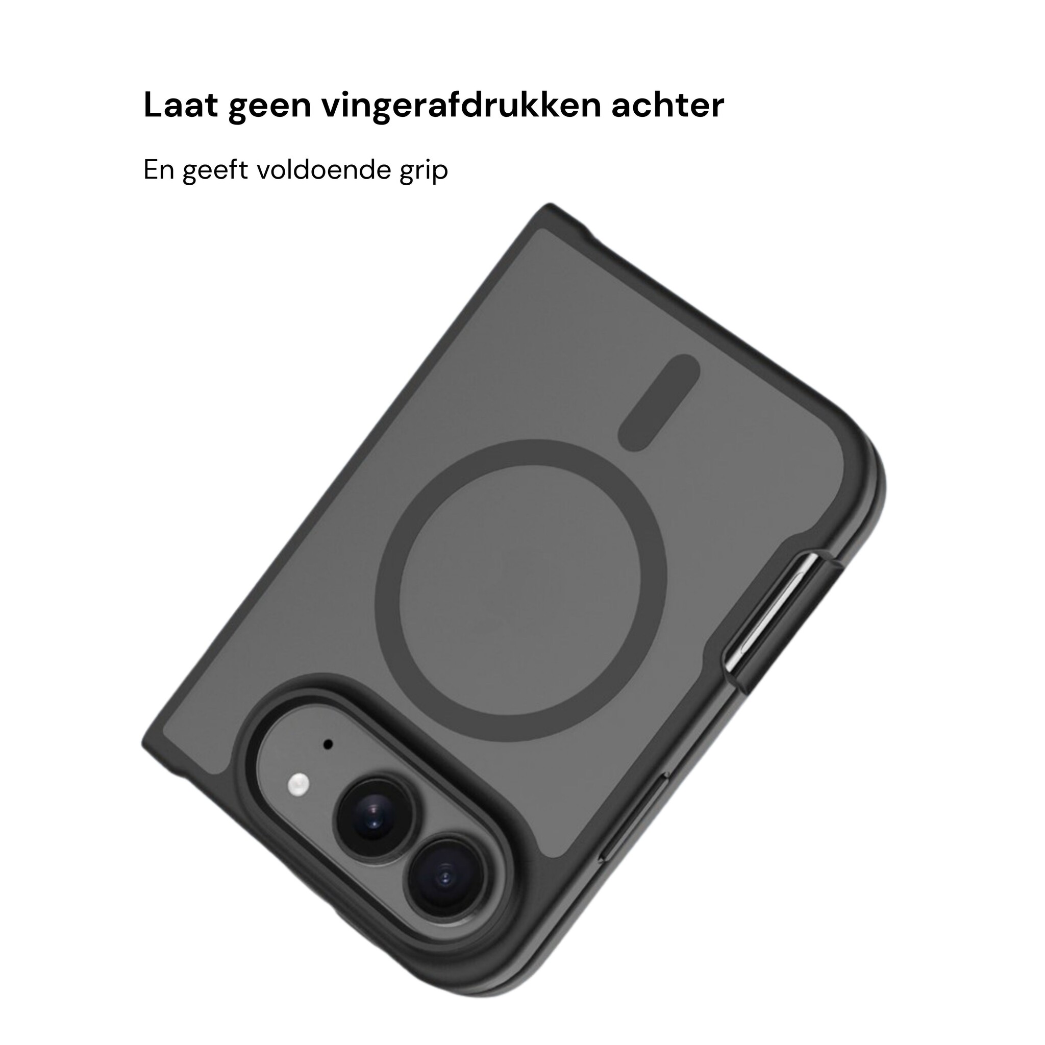 iPhone Duo hoesje slanke backcover met volledige MagSafe ondersteuning - Transparant