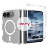 iPhone Duo hoesje slanke backcover met volledige MagSafe ondersteuning - Transparant