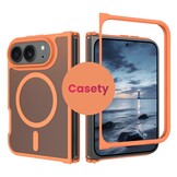 iPhone Duo hoesje slanke backcover met volledige MagSafe ondersteuning - Oranje