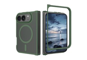Casety iPhone Duo slank backcover hoesje met MagSafe ondersteuning - Groen