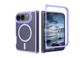 Casety iPhone Duo slank backcover hoesje met MagSafe ondersteuning - Lila