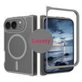 iPhone Duo hoesje slanke backcover met volledige MagSafe ondersteuning - Grijs