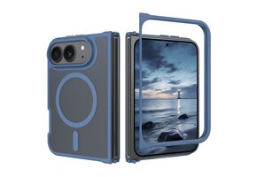 Casety iPhone Duo slank backcover hoesje met MagSafe ondersteuning - Blauw