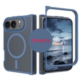 iPhone Duo hoesje slanke backcover met volledige MagSafe ondersteuning - Blauw