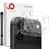 iPhone 18 Pro Max Full cover camera lens protector – Tempered glass (2 stuks) – Transparant