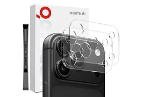 NORTHJO (2 stuks) iPhone 18 Pro Max -  Full cover camera glas - Lens tempered glass - Transparant