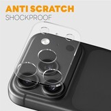 iPhone 18 Pro Max Full cover camera lens protector – Tempered glass (2 stuks) – Transparant