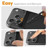 iPhone 18 Pro Full cover camera lens protector – Tempered glass (2 stuks) – Transparant