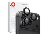 NORTHJO iPhone 18 Pro / iPhone 18 Pro Max camera Lens protector - Metalen ringen - Zwart