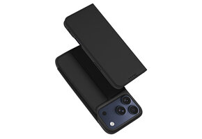 Dux Ducis iPhone 18 Pro Max / iPhone 17 Pro Max hoesje - Slim bookcase - Zwart