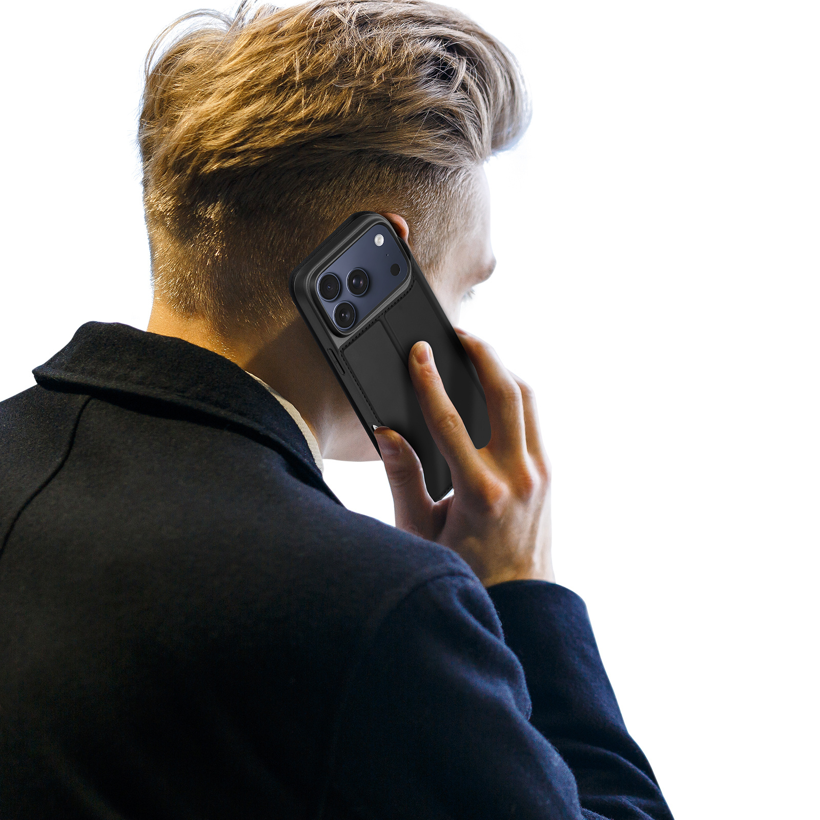 iPhone 18 Pro Max / iPhone 17 Pro Max hoesje Slim Bookcase - Zwart